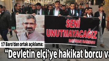 &ldquo;DEVLETİN EL&Ccedil;İ&rsquo;YE HAKİKAT BORCU VAR&rdquo;