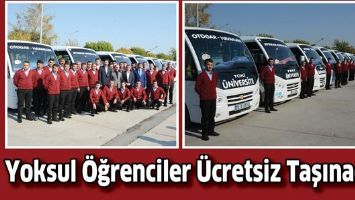 YOKSUL &Ouml;ĞRENCİLER &Uuml;CRETSİZ TAŞINACAK