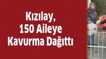 KIZILAY, 150 AİLEYE KAVURMA DAĞITTI