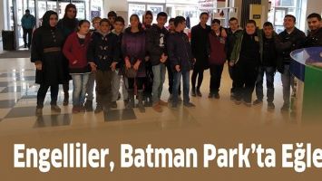 ENGELLİLER, BATMAN PARK&rsquo;TA EĞLENDİ