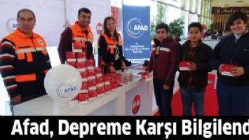 AFAD, DEPREME KARŞI BİLGİLENDİRDİ