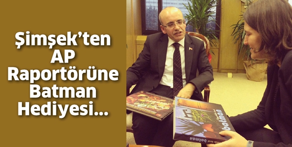 ŞİMŞEK&rsquo;TEN AP RAPORT&Ouml;R&Uuml;NE BATMAN HEDİYESİ