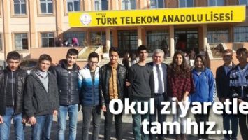 MİLLİ EĞİTİM&rsquo;DE OKUL ZİYARETLERİ S&Uuml;R&Uuml;YOR