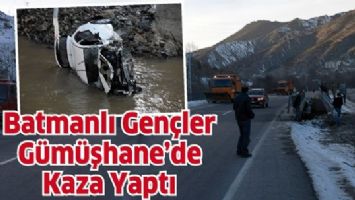 BATMANLI GEN&Ccedil;LER G&Uuml;M&Uuml;ŞHANE&rsquo;DE KAZA YAPTI