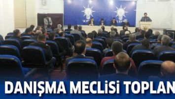 DANIŞMA MECLİSİ TOPLANDI
