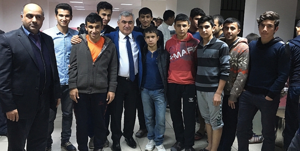 ASLAN, FEN LİSESİNİ ZİYARET ETTİ