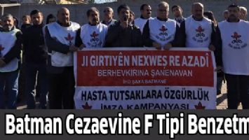 BATMAN CEZAEVİNE F TİPİ BENZETMESİ