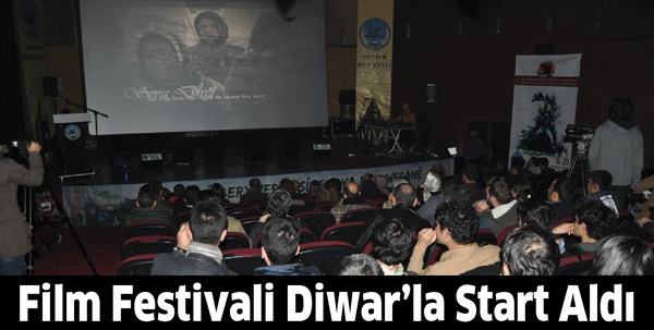 FİLM FESTİVALİ DİWAR&rsquo;LA START ALDI