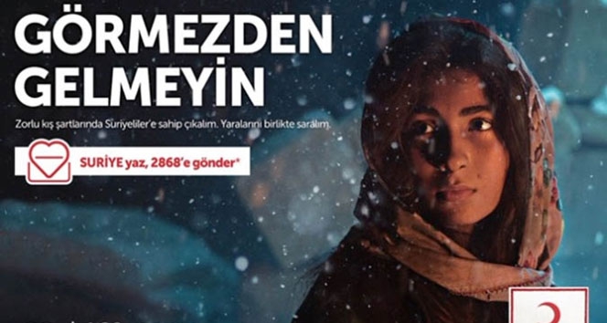 &ldquo;SMS YOLUYLA SURİYELİLERE BAĞIŞ YAPIN&rdquo;
