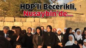 HDP&rsquo;Lİ BECERİKLİ, NUSAYBİN&rsquo;DE