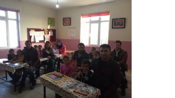 K&Ouml;SETARLA K&Ouml;Y OKULUNA MALZEME DESTEĞİ