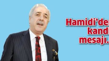 HAMİDİ&rsquo;DEN KANDİL MESAJI