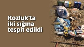 KOZLUK&rsquo;TA İKİ SIĞINA TESPİT EDİLDİ