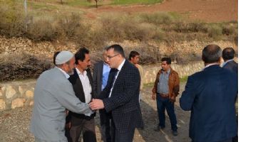 HASANKEYF KAYMAKAMI K&Ouml;YLERİ ZİYARET ETTİ