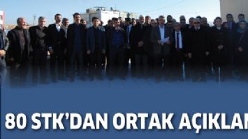 80 STK&rsquo;DAN ORTAK A&Ccedil;IKLAMA
