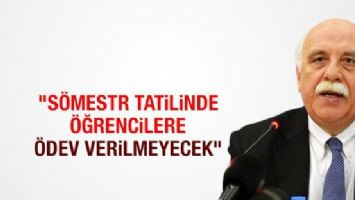 &Ouml;ĞRENCİLERE &Ouml;DEV VERİLMEYECEK