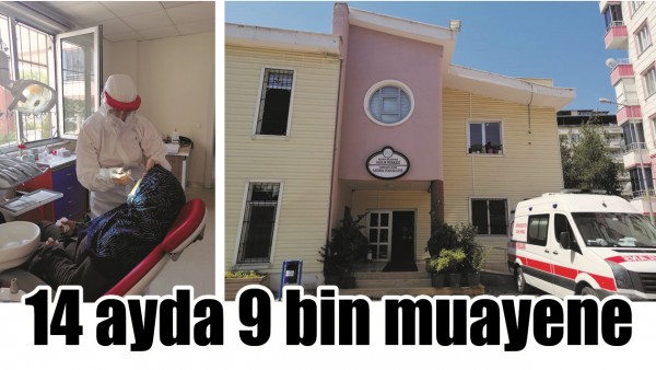 14 AYDA 9 BİN MUAYENE
