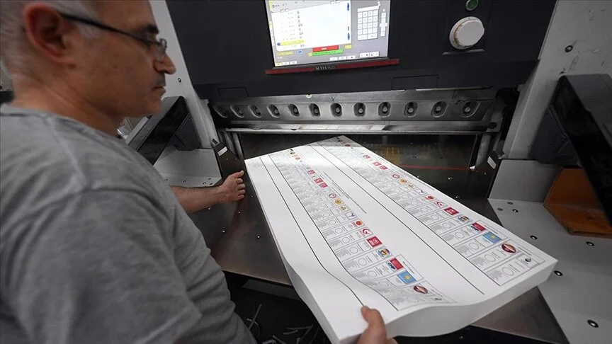 14 Mayıs se&ccedil;imlerinin oy pusulalarının basımı tamamlandı