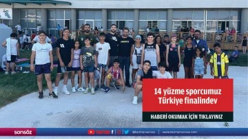 14 y&uuml;zme sporcumuz, T&uuml;rkiye finalinde