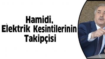 HAMİDİ, ELEKTRİK KESİNTİLERİNİN TAKİP&Ccedil;İSİ