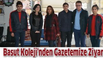 BASUT KOLEJİ&rsquo;NDEN GAZETEMİZE ZİYARET
