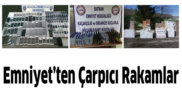 EMNİYET&rsquo;TEN &Ccedil;ARPICI RAKAMLAR
