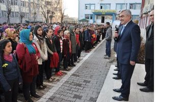 ASLAN, ANADOLU LİSESİNİ ZİYARET ETTİ