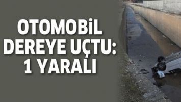 OTOMOBİL DEREYE U&Ccedil;TU: 1 YARALI