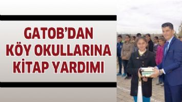 GATOB&rsquo;DAN K&Ouml;Y OKULLARINA KİTAP YARDIMI