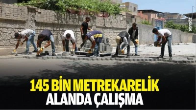 145 bin metrekarelik alanda &ccedil;alışma&hellip;