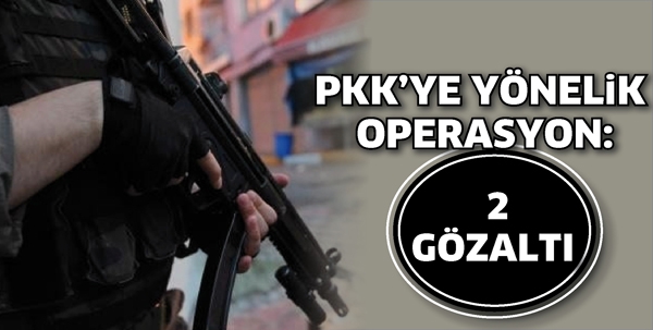 PKK&rsquo;YE Y&Ouml;NELİK OPERASYON: 2 G&Ouml;ZALTI