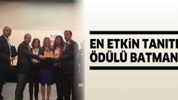 EN ETKİN TANITIM &Ouml;D&Uuml;L&Uuml; BATMAN&rsquo;IN
