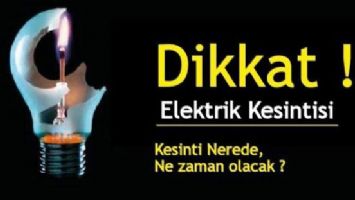 DEDAŞ&rsquo;TAN ELEKTRİK KESİNTİSİ UYARISI!