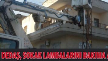 DEDAŞ, SOKAK LAMBALARINI BAKIMA ALDI