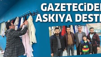 GAZETECİDEN ASKIYA DESTEK