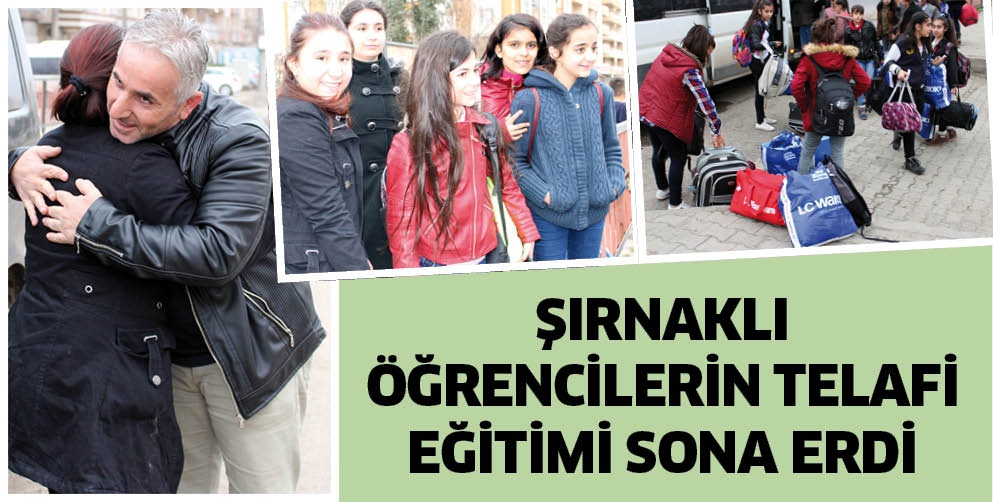ŞIRNAKLI &Ouml;ĞRENCİLERİN TELAFİ EĞİTİMİ SONA ERDİ