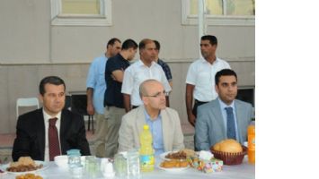 BAKAN ŞİMŞEK, İFTARINI GERC&Uuml;Ş&rsquo;TE A&Ccedil;TI