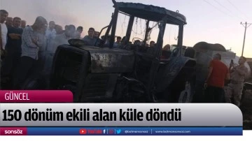 150 d&ouml;n&uuml;m ekili alan k&uuml;le d&ouml;nd&uuml;