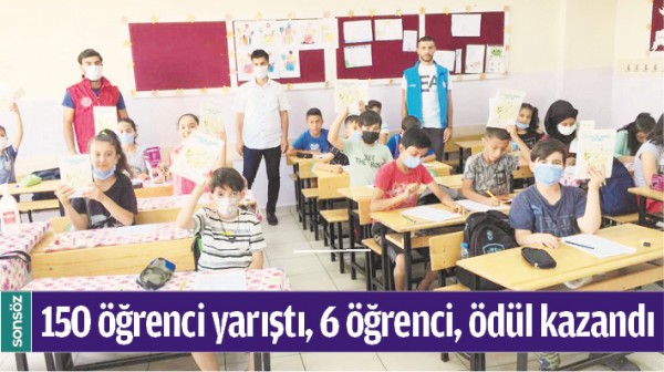 150 &Ouml;ĞRENCİ YARIŞTI, 6 &Ouml;ĞRENCİ, &Ouml;D&Uuml;L KAZANDI
