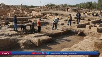 1500 yıllık i&ccedil;me suyu kanalı bulundu