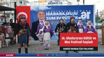 16. Uluslararası K&uuml;lt&uuml;r ve Muz Festivali başladı