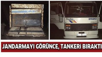 JANDARMAYI G&Ouml;R&Uuml;NCE, TANKERİ BIRAKTILAR
