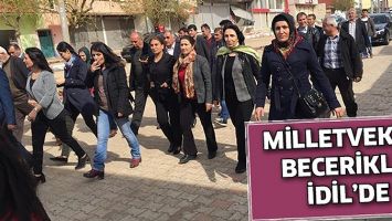 MİLLETVEKİLİ BECERİKLİ, İDİL&rsquo;DE