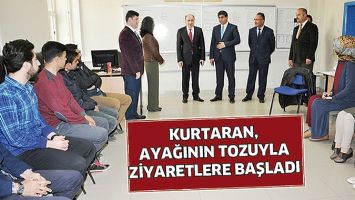 KURTARAN, AYAĞININ TOZUYLA ZİYARETLERE BAŞLADI