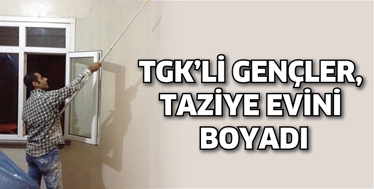 TGK&rsquo;Lİ GEN&Ccedil;LER, TAZİYE EVİNİ BOYADI