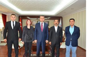 VALİ, BAT DER Y&Ouml;NETİMİNİ AĞIRLADI