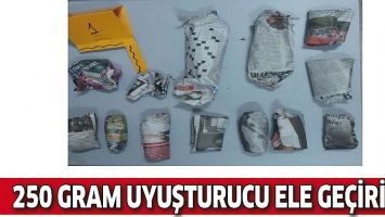 250 GRAM UYUŞTURUCU ELE GE&Ccedil;İRİLDİ