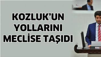 KOZLUK&rsquo;UN YOLLARINI MECLİSE TAŞIDI