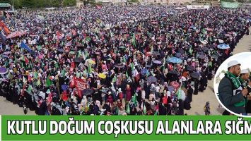KUTLU DOĞUM COŞKUSU ALANLARA SIĞMADI