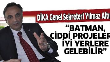 DİKA GENEL SEKRETERİ ALTUNDAĞ, &Ouml;NEMLİ A&Ccedil;IKLAMALARDA BULUNDU